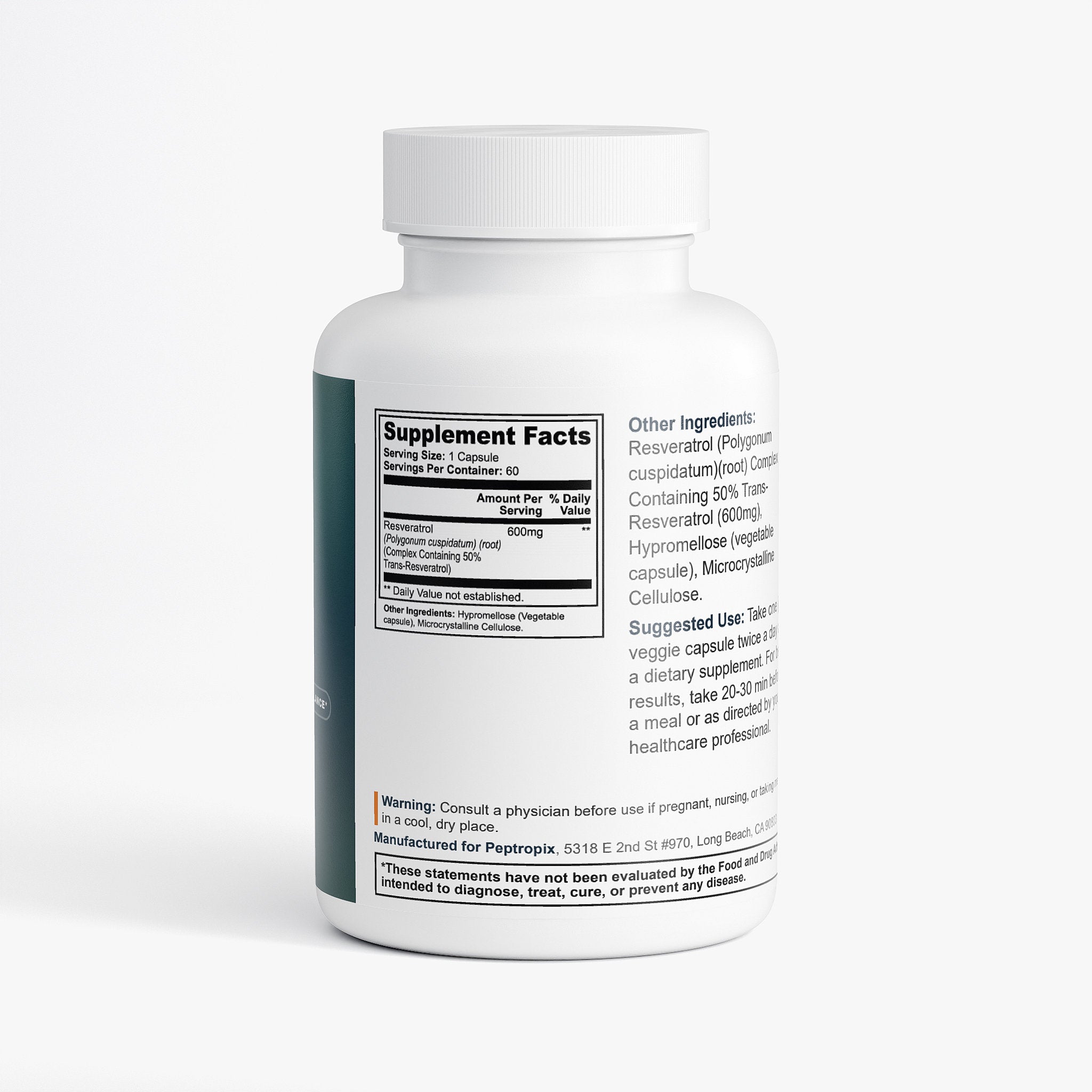 Resv-olutionary - Resveratrol 50% 600mg