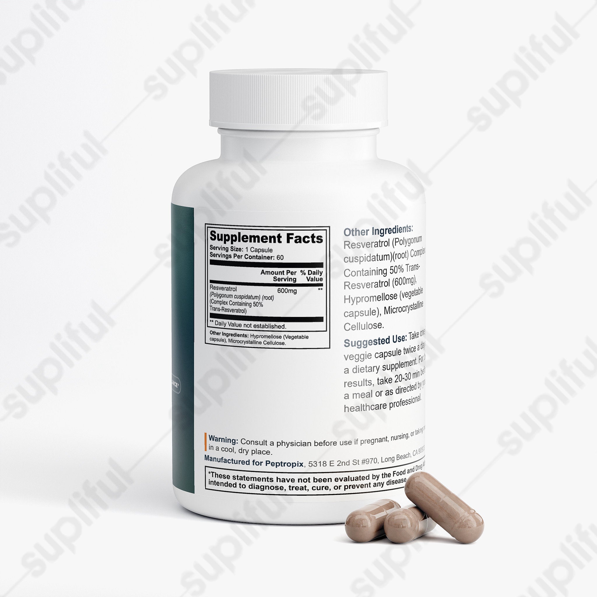 Resv-olutionary - Resveratrol 50% 600mg