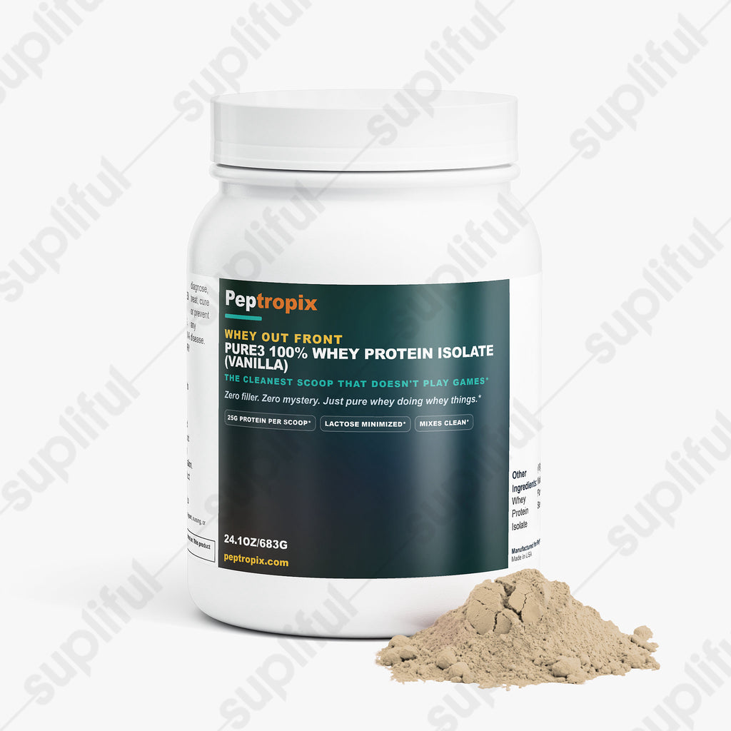 Whey Out Front - Pure3 100% Whey Protein Isolate (Vanilla)