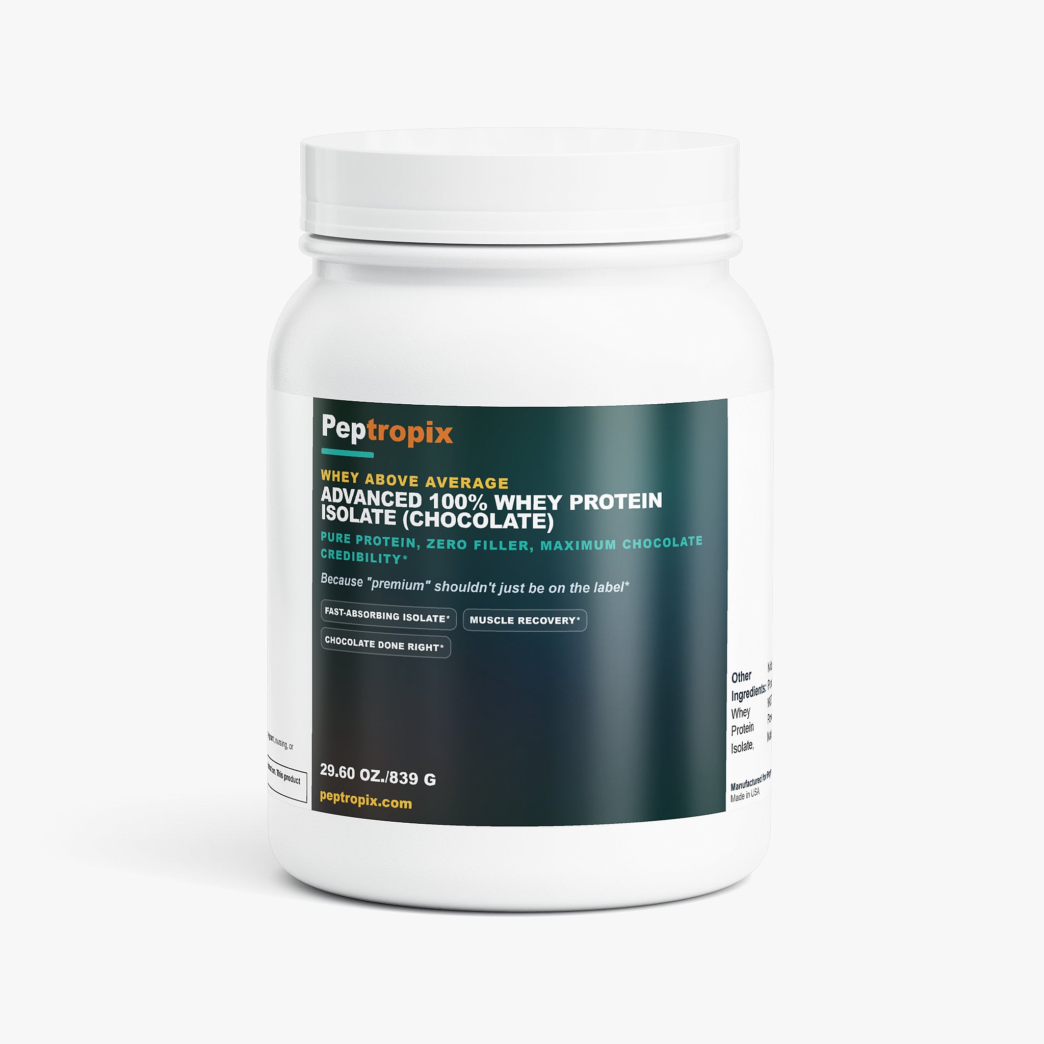 Whey Above Average - Advanced 100% Whey Protein Isolate (Chocolate)
