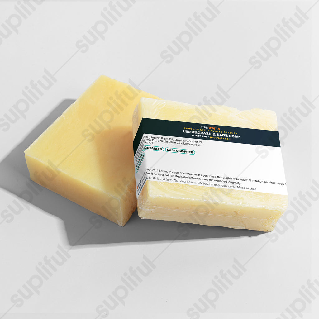 Lemon-Grass Is Always Greener - Lemongrass & Sage Soap