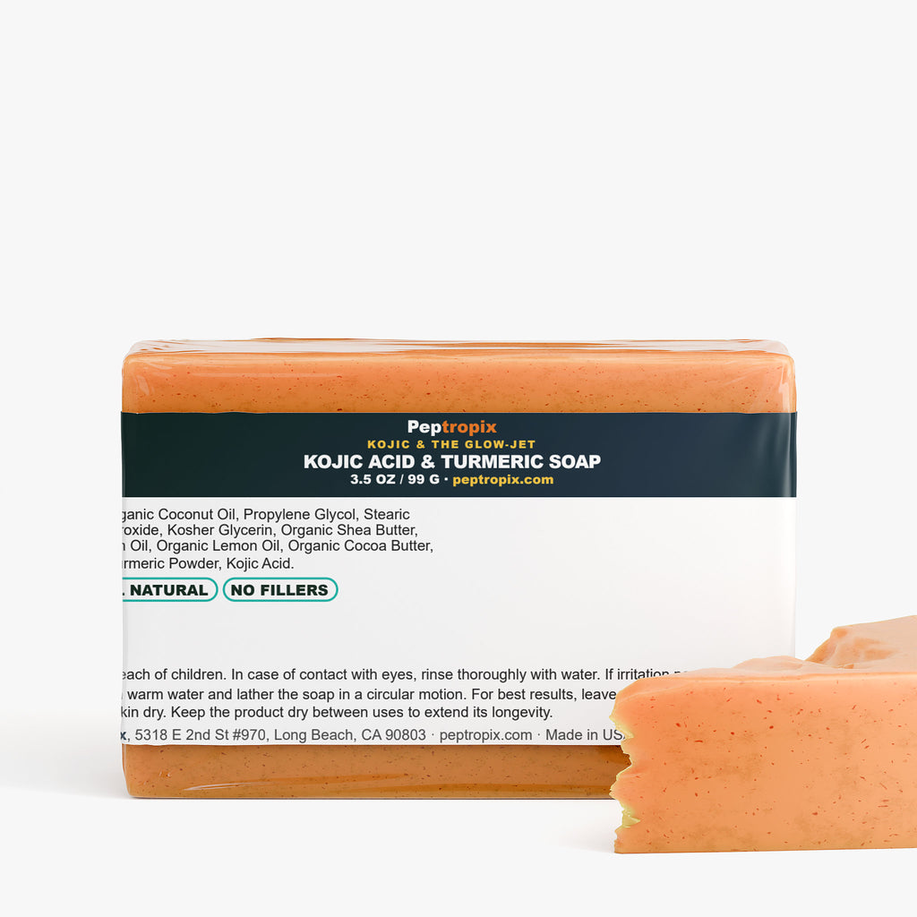 Kojic & The Glow-jet - Kojic Acid & Turmeric Soap