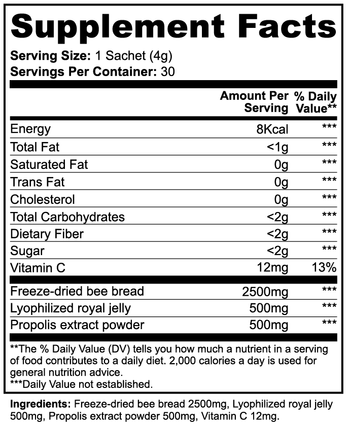 Bee Bread & Butter - Bee Bread Powder