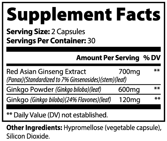 Ginkgo & Gin-Sing - Ginkgo Biloba + Ginseng