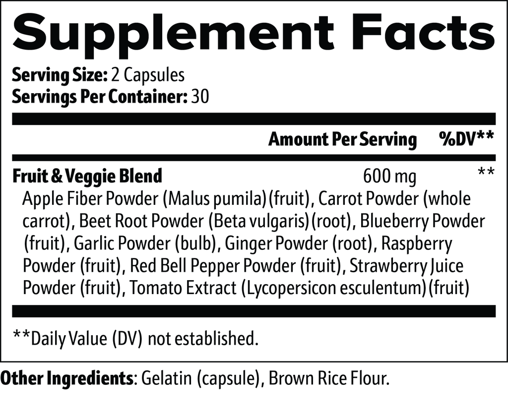 Fruits & Veggie-tation - Fruits and Veggies