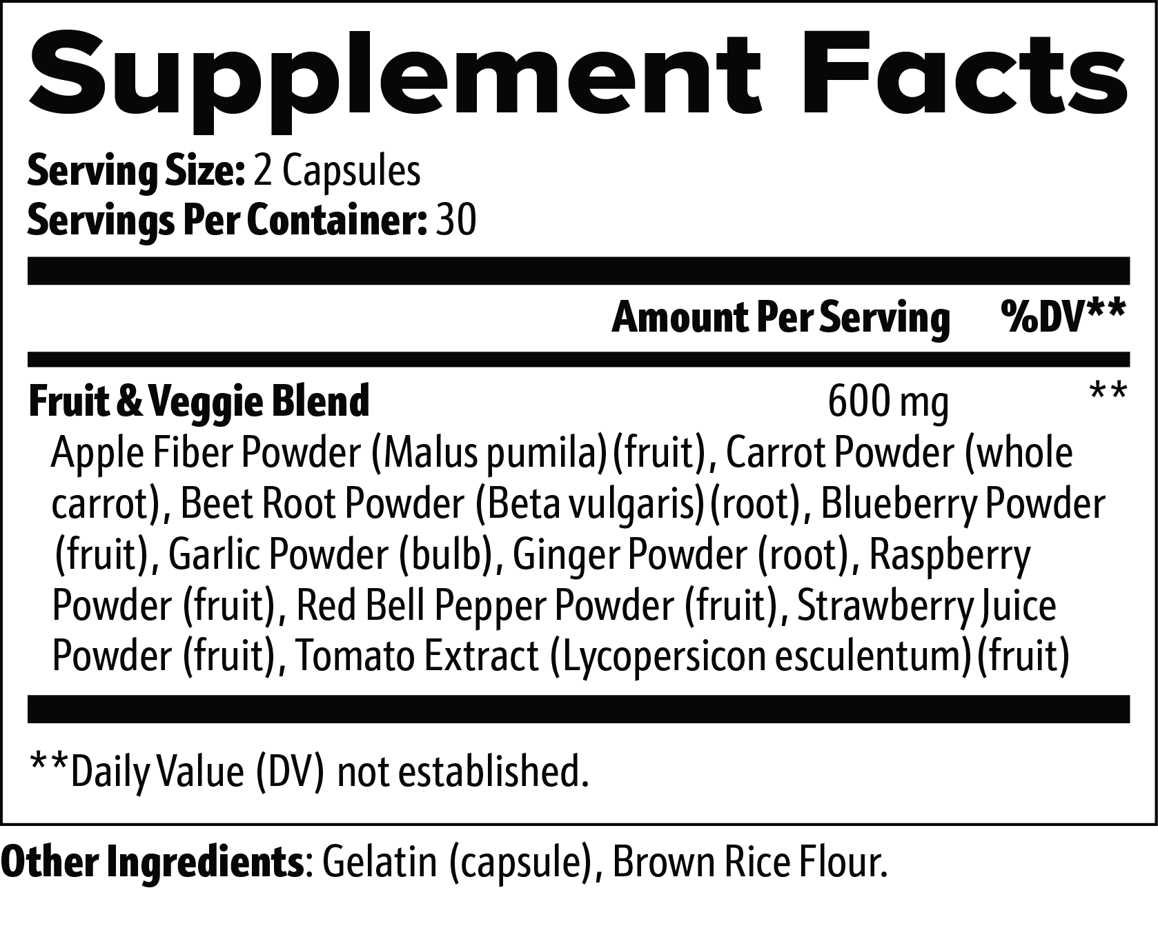 Fruits & Veggie-tation - Fruits and Veggies