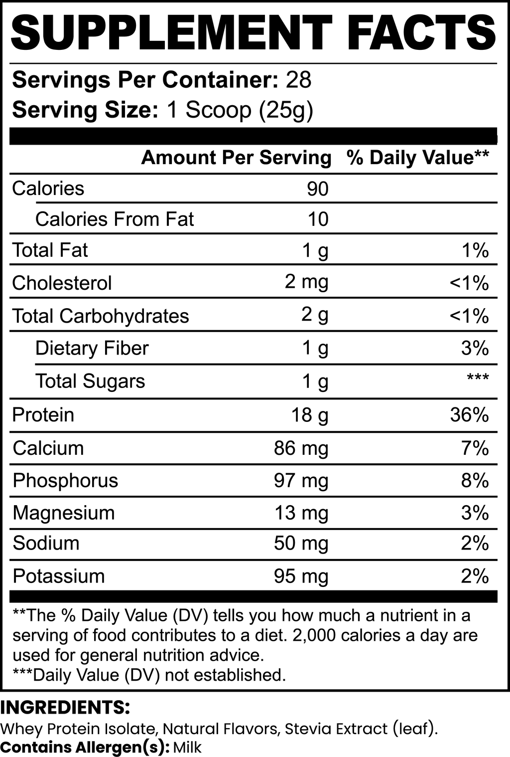 Pure Whey or Nay - Pure3 100% Whey Protein Isolate (Chocolate)