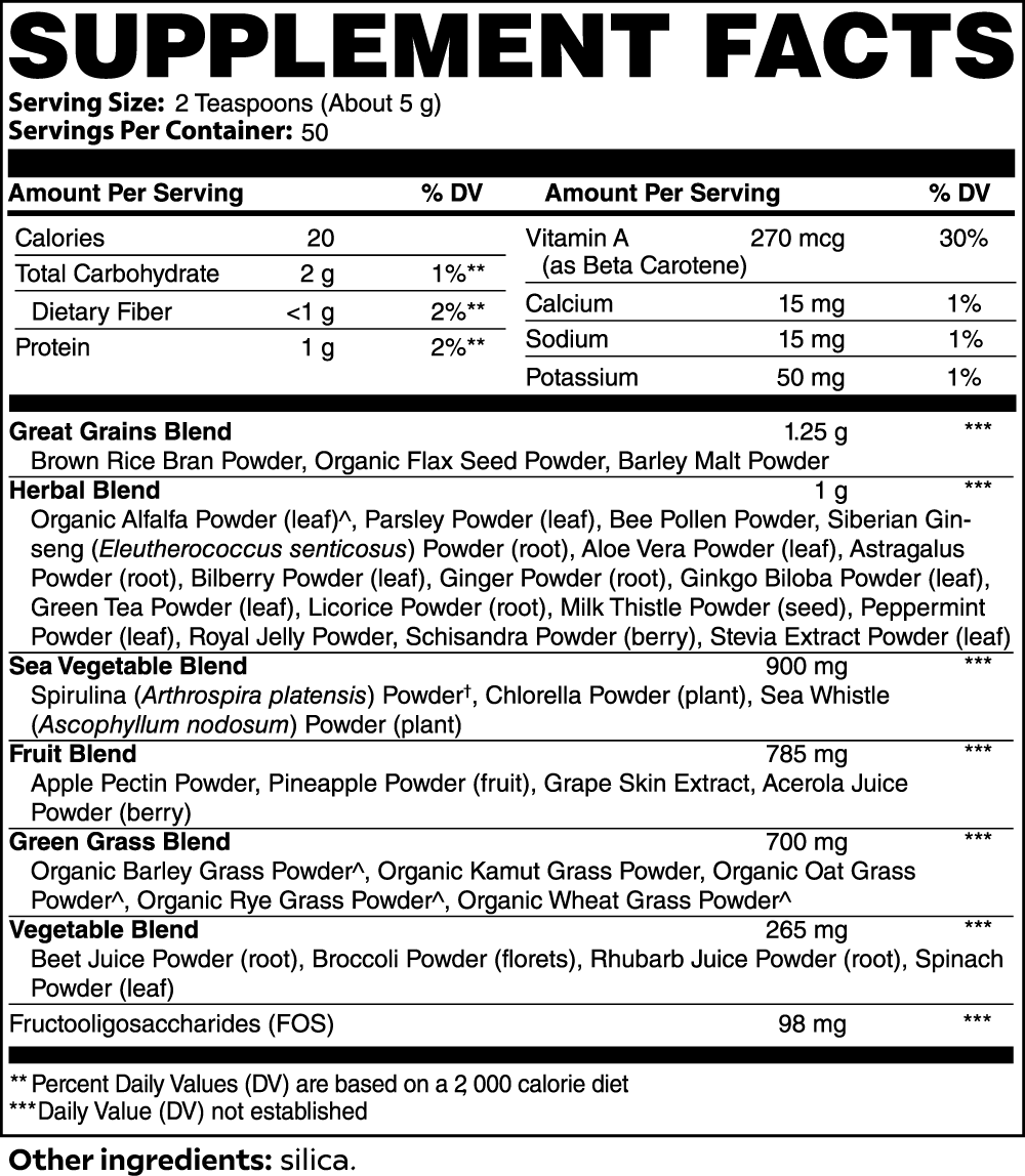 Ultra Smooth Operator - Ultra Cleanse Smoothie Greens