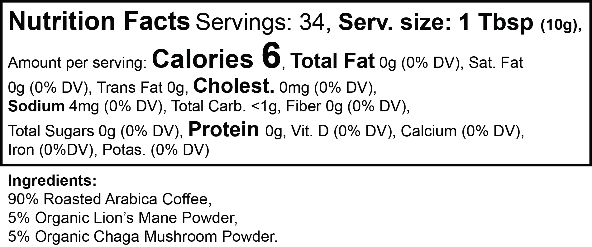 Fungi Fine With It - Vitality Mushroom Coffee (Medium Roast)