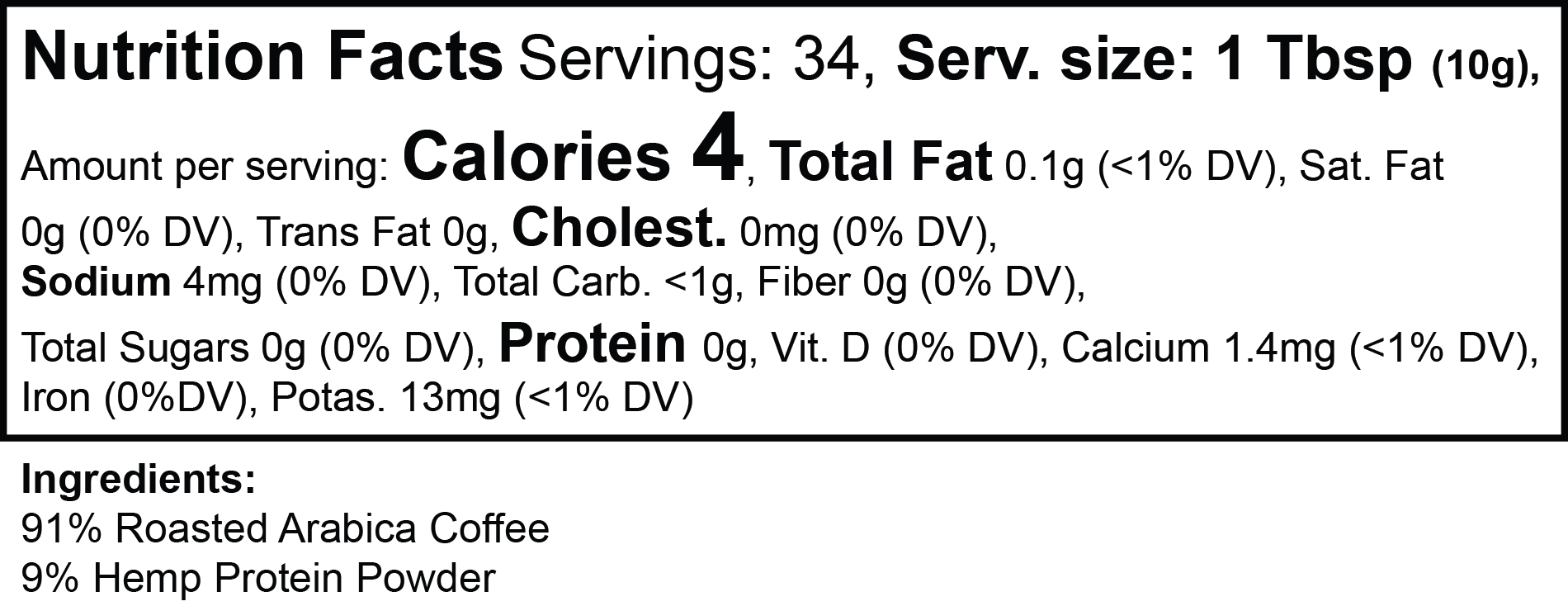 Hemp & Harvest - Hemp Harvest Coffee (Medium Roast)